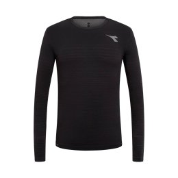 DIADORA T-shirt a maniche lunghe Stratouno uomo XXL BLACK