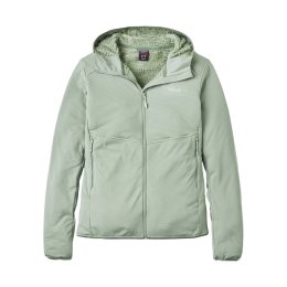 Rab Pile con cappuccio Evolute donna 8 DFG-Dark Fig Green