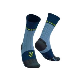 COMPRESSPORT CALZE PRO RACING TRAIL INVERNALI 35-38 DENIM/POSEIDON