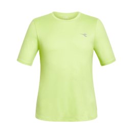 DIADORA T-SHIRT TECH RUN CREW UOMO M SHADOW LIME