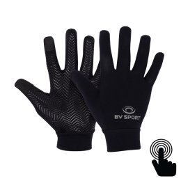 BV SPORT Guanti touchscreen Light Run Reflect T1 001_NOIR