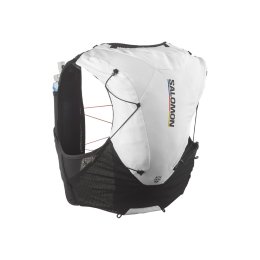 SALOMON SACCA IDRATAZIONE ADV SKIN 12 RACE FLAG CON BORRACCE XS BLACK / WHITE
