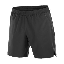 SALOMON Short Shakeout Core 2 in 1 7'' uomo S DEEP BLACK