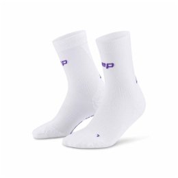 CEP Calze Run Ultralight 4.0 a metà altezza uomo 39-42 WHITE