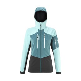 MILLET GIACCA SOFTSHELL M WHITE DONNA S N9895 BLACK/ARUBA