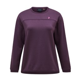 PEAK PERFORMANCE PILE TRAIL POLARTEC POWER GRID CREW DONNA XS MYSTIC PURPLE