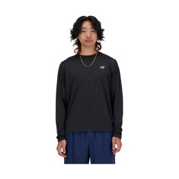 NEW BALANCE T-SHIRT MANICHE LUNGHE ATHLETICS UOMO XL BK