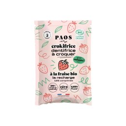 PAOS Ricarica dentifricio biologico da masticare per bambini - 125 pastiglie TU .