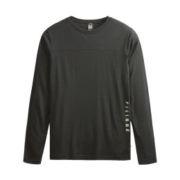 PICTURE T-SHIRT IABANO MERINO TECH UOMO S A BLACK