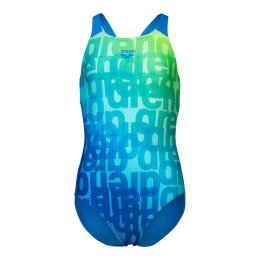 ARENA Costume intero multicolore per bambina 6-7 808 / BLUE RIVER MULTI-BLUE RIVER