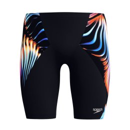 SPEEDO JAMMER ECO+ PLACEMENT DIGITAL V-CUT UOMO 36 BLA