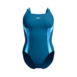 SPEEDO COSTUME INTERO 1 PEZZO ECO PRINT SPLICE SHAPING DONNA 46 GRNBLU