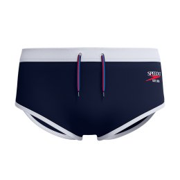 SPEEDO COSTUME DA BAGNO JETSTREAM RETRO LOGO BRIEF 40 NAVWHI