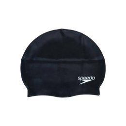 SPEEDO CUFFIA DA NUOTO FLAT SILICONE P12 NERO TU BLA