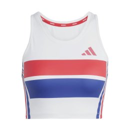 ADIDAS CANOTTA CROP TOP ADIZERO RETRO DONNA M BLANC