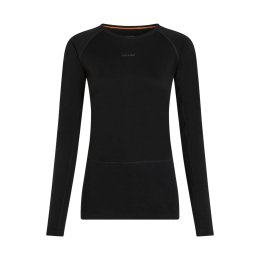 ICEBREAKER Primo strato Merino Mer 200 ZoneKnit Crewe donna XS BLACK