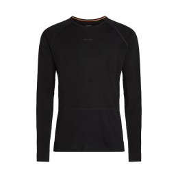 ICEBREAKER INTIMO MERINO ZONEKNIT GIROCOLLO 200 UOMO M BLACK