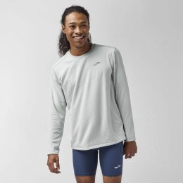 BROOKS T-shirt maniche lunghe Notch Thermal 3.0 uomo XL 139 - Smoke