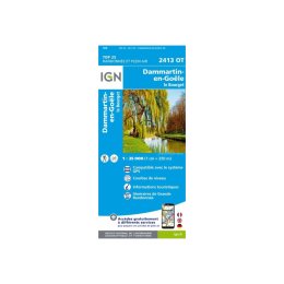 IGN Carta IGN DAMMARTIN-EN-GOÛLE LE BOURGET