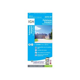 IGN Carta IGN PALAISEAU ARPAJON FORESTA DI VERRIÈRES