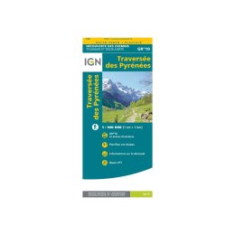 IGN Carta IGN ATTRAVERSAMENTO DEI PIRINEI GR10®
