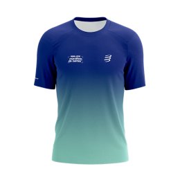 COMPRESSPORT Maglia Performance Maratona di Nantes uomo L BLUE