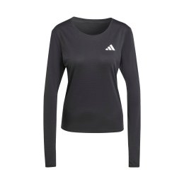 ADIDAS Maglietta a maniche lunghe Adizero donna XS NOIR