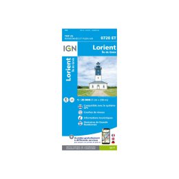IGN CARTA DI LORIENT E DELL'ISOLA DI GROIX