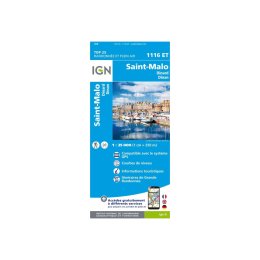 IGN CARTE SAINT-MALO, DINARD ET DINAN