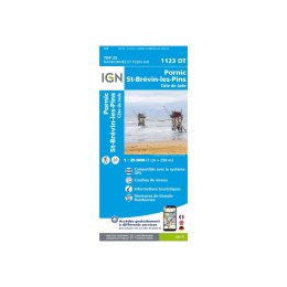 IGN CARTA PORNIC, SAINT-BRÉVIN-LES-PINS E COSTA DI GIADA