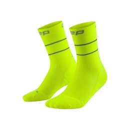 CEP CALZE PRO RUN REFLECTIVE MID CUT UOMO IV YELLOW