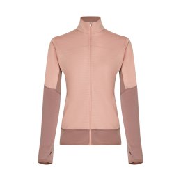 ICEBREAKER PILE 300 DISCENDENTE CON ZIP DONNA XS SUMMIT/BLUSH/CB