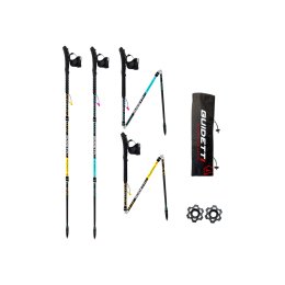 Guidetti BASTONI DA TRAIL PLATINIUM NEO PERF CARBONIO 115 NOIR/JAUNE