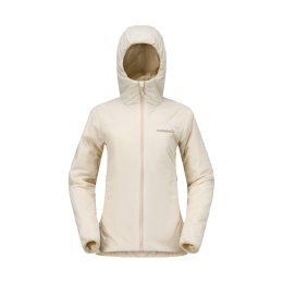 NORRONA Piumino femund thermo60 con cappuccio donna M 4411_Oatmeal