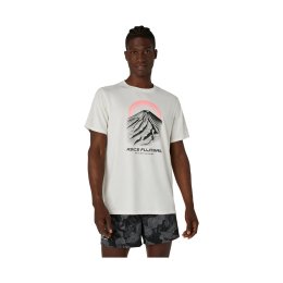 ASICS Maglietta Fujitrail logo uomo M 102 / CREAM