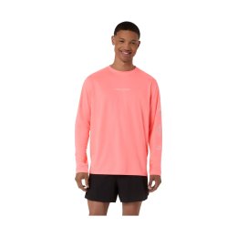 ASICS T-shirt maniche lunghe Fujitrail logo uomo XL 700 / SUN CORAL