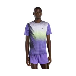 NEW BALANCE T-shirt Race Day Ultra Leggera Stampata uomo S EPU