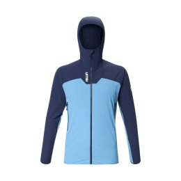MILLET Giacca Softshell KAMET XCS LIGHT HOODIE uomo XL N9302 CORONET BLUE/SAPHIR