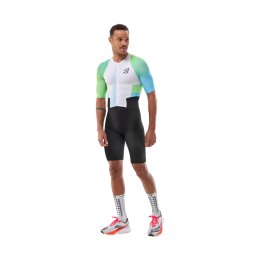 COMPRESSPORT Trisuit Stream Trifunzione Uomo S WHITE/BLUE-GREEN