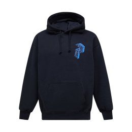 PEAK PERFORMANCE Felpa con cappuccio Terry Graphic da uomo M BLACK