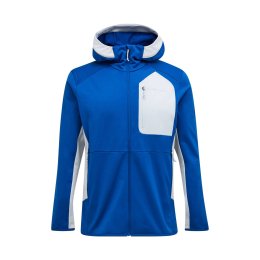 PEAK PERFORMANCE Giacca Utility Light Zip Hood da uomo XL TRUE BLUE/Summit Smoke/