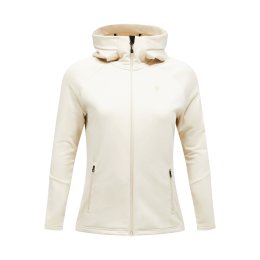 PEAK PERFORMANCE Felpa in pile con cappuccio Rider Essentials Midlayer Zip donna L SAND FOG/SAND FOG/