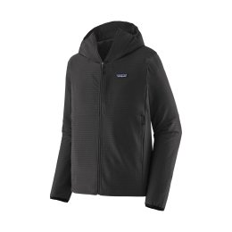 PATAGONIA Giacca in pile R1 TechFace Hoody uomo XXL BLK