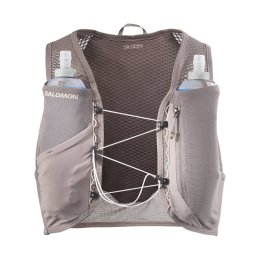 SALOMON Zaino idrico Gravel Skin 4 con borracce L IRON/SILVER CLOUD/