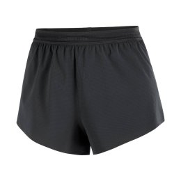 SALOMON Pantaloncino Sense Aero Split 3" donna M DEEP BLACK