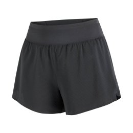 SALOMON Short Sense Aero Stow 4" (10cm) donna XS DEEP BLACK