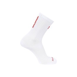 SALOMON Calze S/Lab Phantasm Crew 45-47 WHITE/FIERY RED