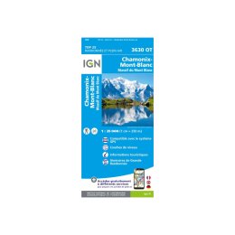 IGN 3630OT - CHAMONIX - MONTE BIANCO MASSICCIO DEL MONTE BIANCO TU .