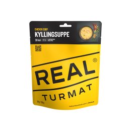 REAL Pasto liofilizzato zuppa di pollo 370 gram .