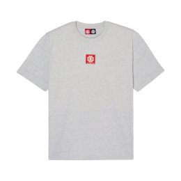 ELEMENT T-shirt Square Logo uomo L SGBH_MID GREY HEATHER